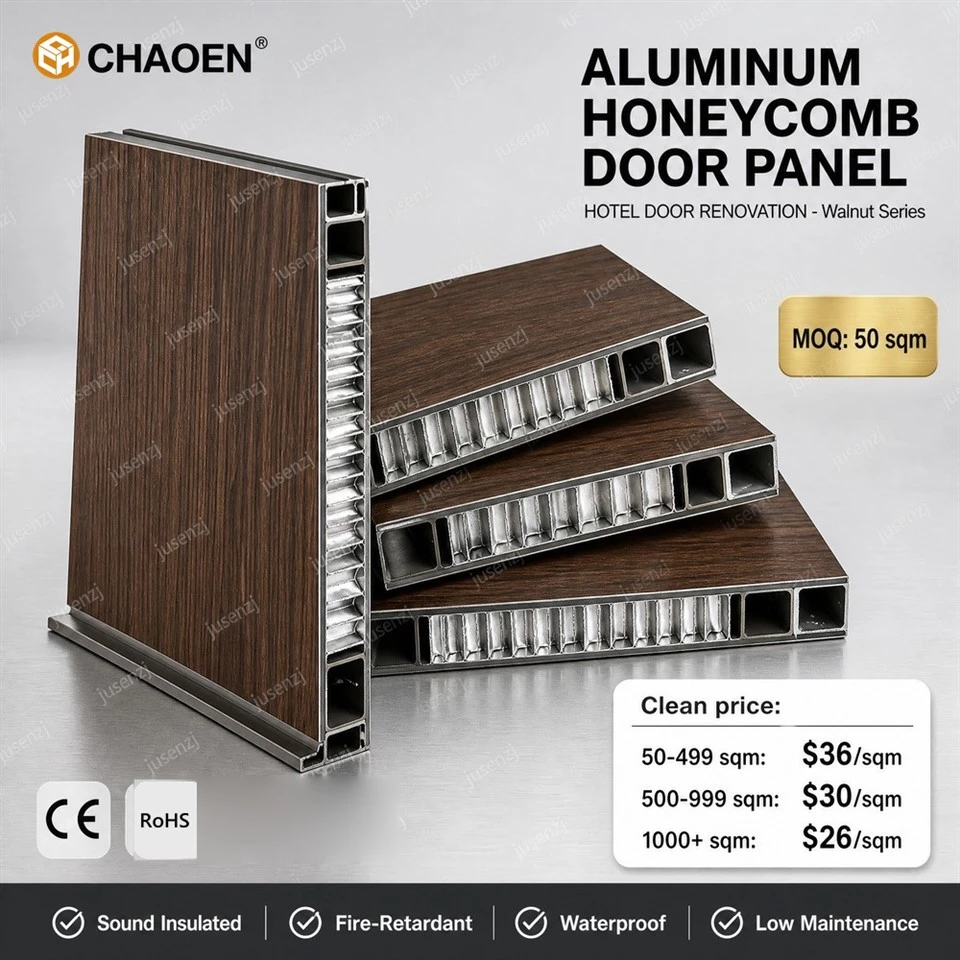45 mm aluminium honingraatpanelen gebruikt voor deur